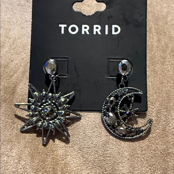 Torrid Silver Celestial Earrings - Picture 3 of 6